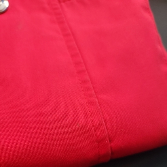 MACKINTOSH New England Vintage Zip Up Windbreaker Jacket Red Size Large - Picture 14 of 14